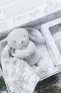 Tartine et Chocolat Coffret biberon et doudou Toile de jouy gris Élhée x| Toile De Jouy Gris|Bavoirs - Accessoires De Repas