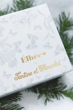 Tartine et Chocolat Coffret biberon et doudou Toile de jouy gris Élhée x| Toile De Jouy Gris|Bavoirs - Accessoires De Repas