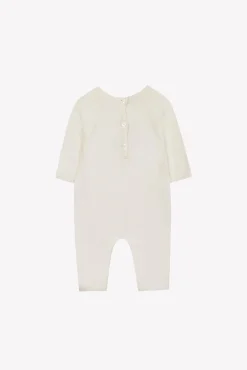 Tartine et Chocolat Combinaison longue Ecru broderie mouton| Combinaisons - Ensembles - Salopettes|Combinaisons - Ensembles - Salopettes