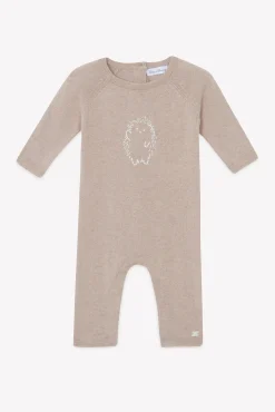 Tartine et Chocolat Combinaison longue Moka broderie hérisson| Combinaisons - Ensembles - Salopettes|Combinaisons - Ensembles - Salopettes