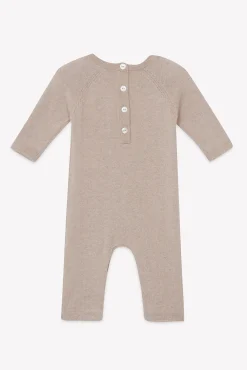 Tartine et Chocolat Combinaison longue Moka broderie hérisson| Combinaisons - Ensembles - Salopettes|Combinaisons - Ensembles - Salopettes