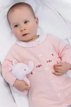 Tartine et Chocolat Combinaison longue Rose pâle broderies| Robes - Combinaisons - Ensembles