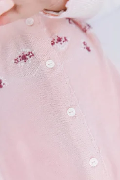 Tartine et Chocolat Combinaison longue Rose pâle broderies| Robes - Combinaisons - Ensembles