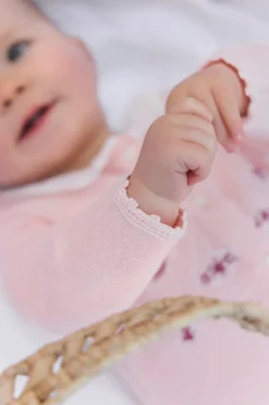 Tartine et Chocolat Combinaison longue Rose pâle broderies| Robes - Combinaisons - Ensembles