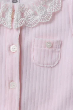 Tartine et Chocolat Combinaison longue Rose pâle velours| Robes - Combinaisons - Ensembles