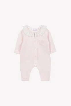 Tartine et Chocolat Combinaison longue Rose pâle velours| Robes - Combinaisons - Ensembles