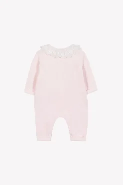 Tartine et Chocolat Combinaison longue Rose pâle velours| Robes - Combinaisons - Ensembles