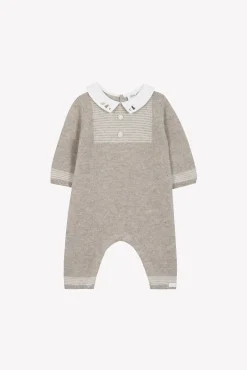 Tartine et Chocolat Combinaison longue Greige smocks| Combinaisons - Ensembles - Salopettes