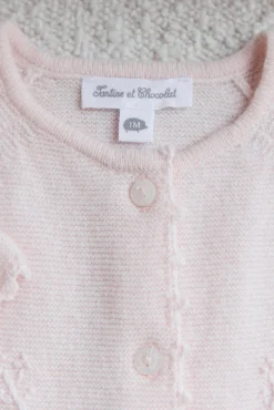Tartine et Chocolat Combinaison longue Rose pâle broderie| Robes - Combinaisons - Ensembles