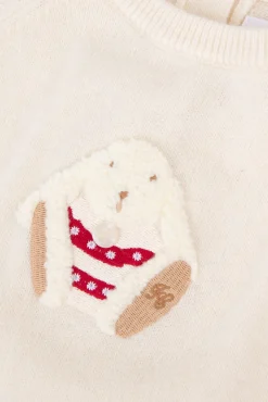 Tartine et Chocolat Combinaison longue Ecru illustration lapin| Combinaisons - Ensembles - Salopettes|Combinaisons - Ensembles - Salopettes