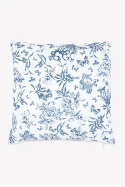 Tartine et Chocolat Coussin réversible Imprimé inspiration toile de jouy bleu| Toile De Jouy Bleu|Gigoteuses - Linges De Lit
