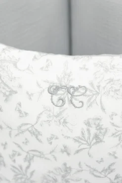 Tartine et Chocolat Coussin réversible Imprimé inspiration toile de jouy gris| Toile De Jouy Gris|Gigoteuses - Linges De Lit
