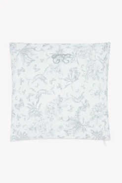 Tartine et Chocolat Coussin réversible Imprimé inspiration toile de jouy gris| Toile De Jouy Gris|Gigoteuses - Linges De Lit