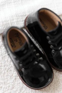 Tartine et Chocolat Derbies Noir vernis| Souliers|Chaussures