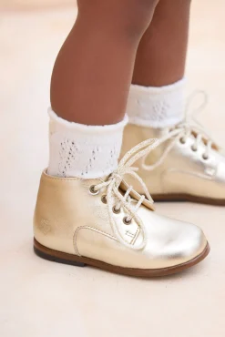Tartine et Chocolat Derbies Cuir doré| Souliers|Chaussures
