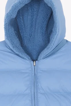 Tartine et Chocolat Doudoune Bleu grisé réversible|Enfant Manteaux - Vestes