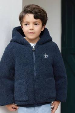 Tartine et Chocolat Doudoune Marine réversible|Enfant Manteaux - Vestes