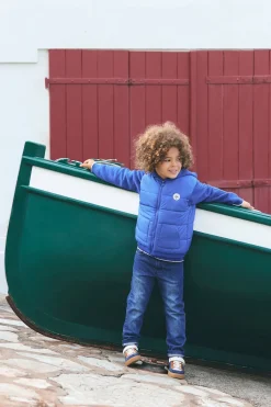 Tartine et Chocolat Doudoune Bleu électrique sans manches|Enfant Manteaux - Vestes