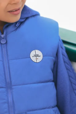 Tartine et Chocolat Doudoune Bleu électrique sans manches|Enfant Manteaux - Vestes