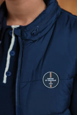 Tartine et Chocolat Doudoune Marine sans manches|Enfant Manteaux - Vestes