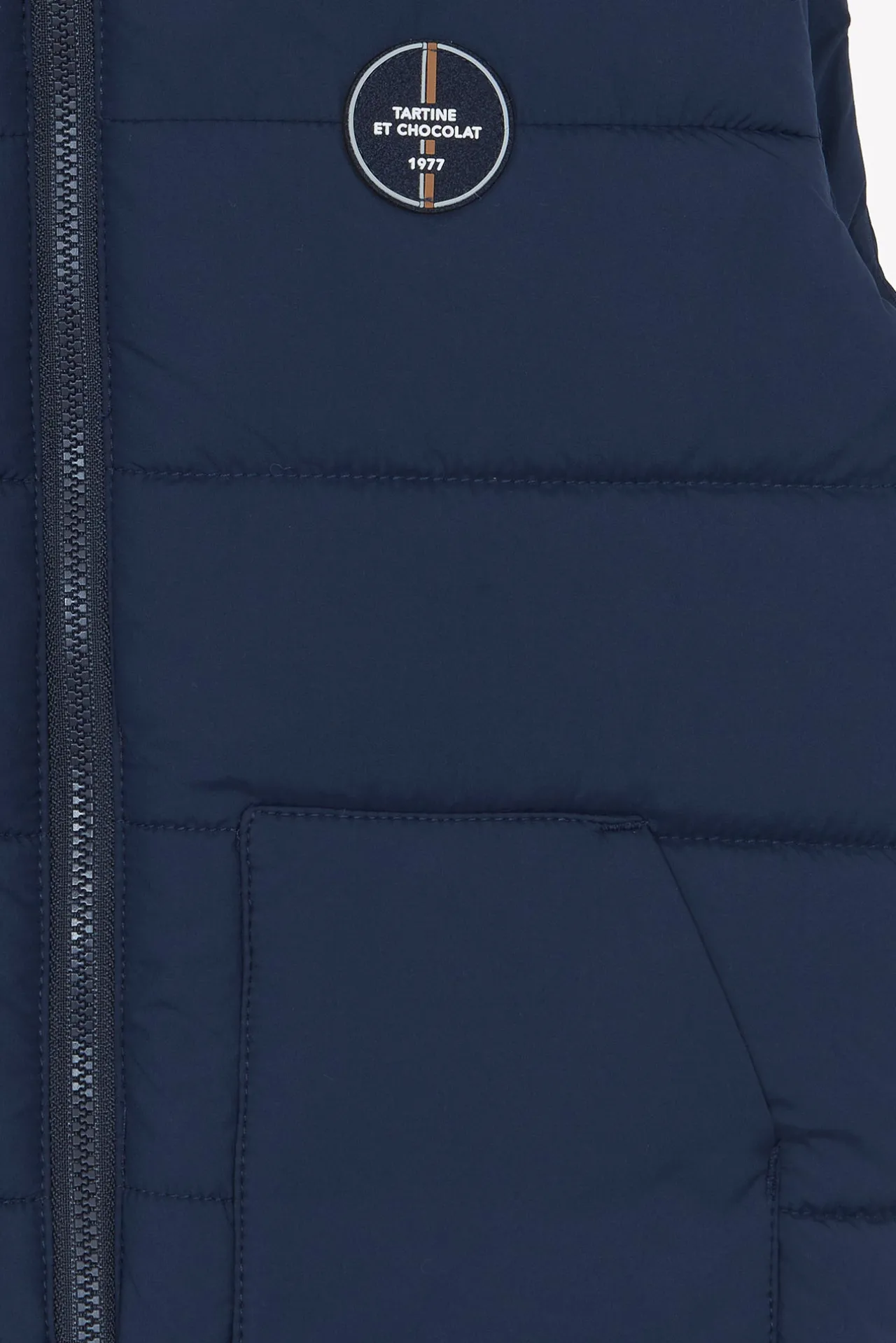 Tartine et Chocolat Doudoune Marine sans manches|Enfant Manteaux - Vestes