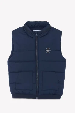 Tartine et Chocolat Doudoune Marine sans manches|Enfant Manteaux - Vestes