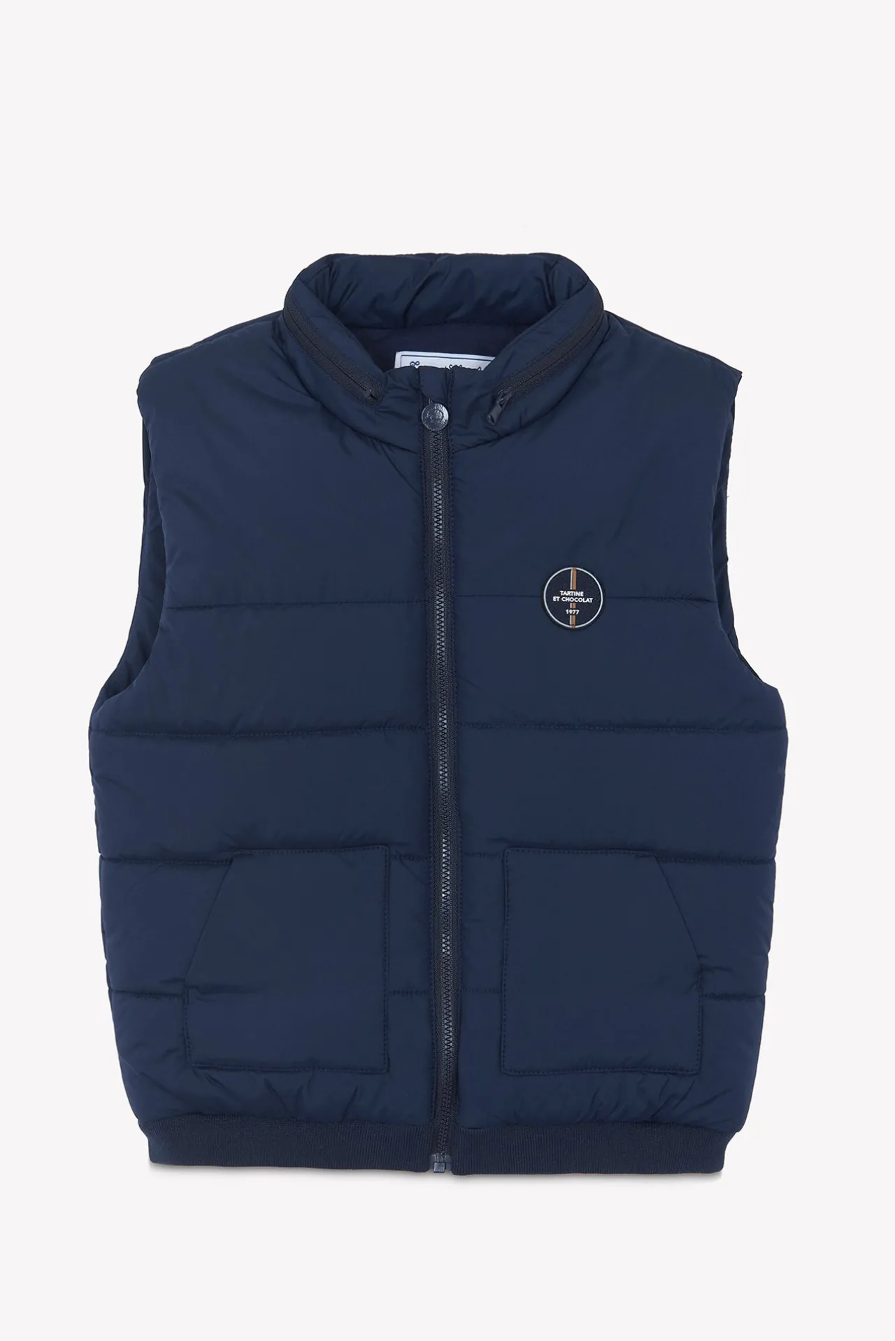 Tartine et Chocolat Doudoune Marine sans manches|Enfant Manteaux - Vestes