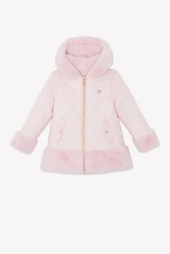 Tartine et Chocolat Doudoune Rose poudré réversible|Enfant Manteaux - Vestes