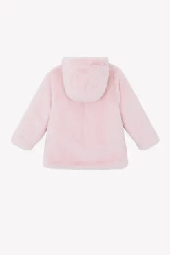 Tartine et Chocolat Doudoune Rose poudré réversible|Enfant Manteaux - Vestes