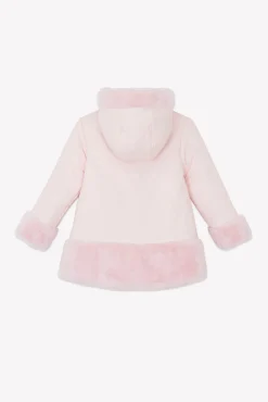 Tartine et Chocolat Doudoune Rose poudré réversible|Enfant Manteaux - Vestes