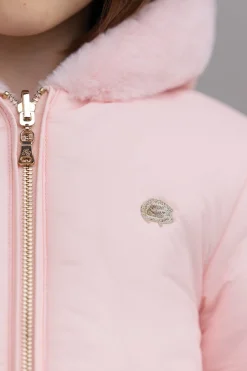Tartine et Chocolat Doudoune Rose poudré réversible|Enfant Manteaux - Vestes