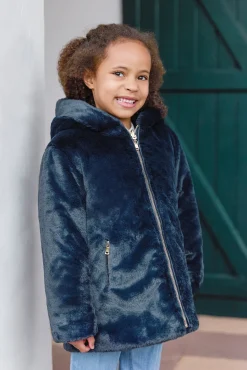 Tartine et Chocolat Doudoune Marine réversible|Enfant Manteaux - Vestes