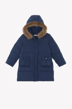 Tartine et Chocolat Doudoune longue Marine|Enfant Manteaux - Vestes