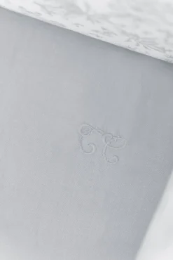 Tartine et Chocolat Drap housse Imprimé inspiration toile de jouy gris| Toile De Jouy Gris|Gigoteuses - Linges De Lit