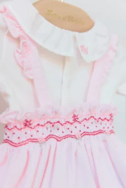 Tartine et Chocolat Ensemble court Rose pâle velours| Robes - Combinaisons - Ensembles