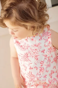 Tartine et Chocolat Ensemble court Praline inspiration Toile de Jouy| Ensembles - Salopettes