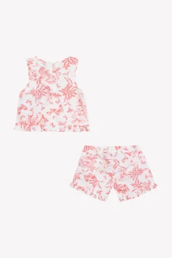 Tartine et Chocolat Ensemble court Praline inspiration Toile de Jouy| Ensembles - Salopettes
