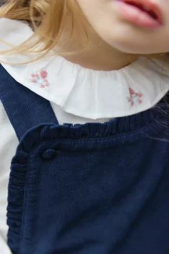Tartine et Chocolat Ensemble court Myosotis velours| Ensembles - Salopettes