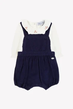 Tartine et Chocolat Ensemble court Myosotis velours| Ensembles - Salopettes