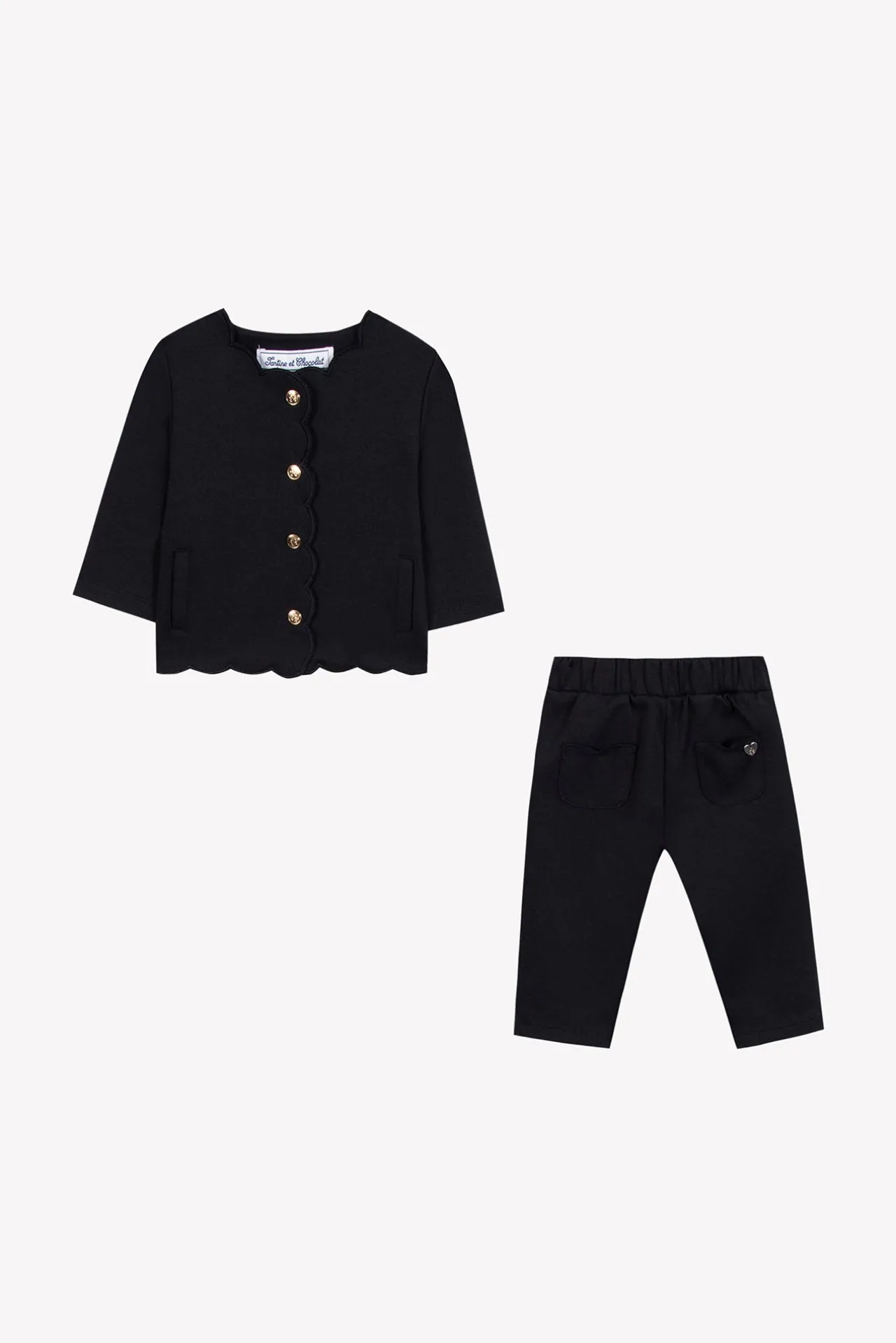 Tartine et Chocolat Ensemble jogging Marine| Ensembles - Salopettes