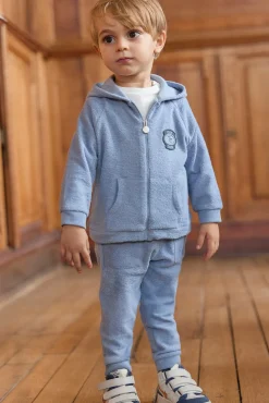Tartine et Chocolat Ensemble jogging Bleu grisé| Ensembles - Salopettes