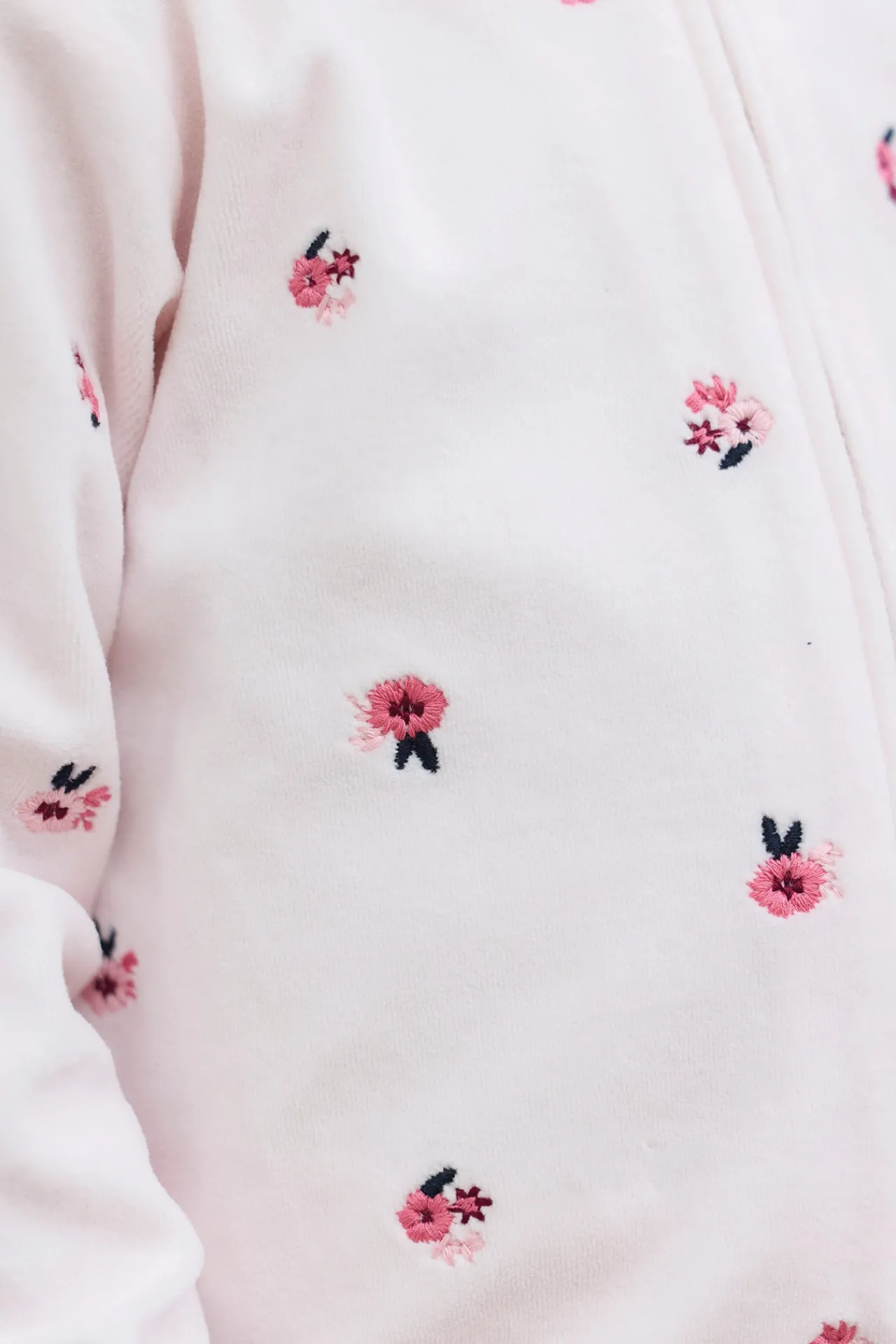 Tartine et Chocolat Ensemble jogging Rose pâle velours| Ensembles - Salopettes