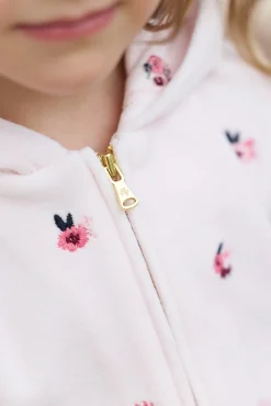 Tartine et Chocolat Ensemble jogging Rose pâle velours| Ensembles - Salopettes