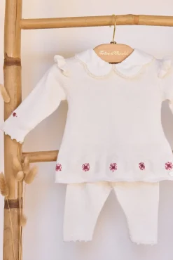 Tartine et Chocolat Ensemble long Ecru broderies| Robes - Combinaisons - Ensembles