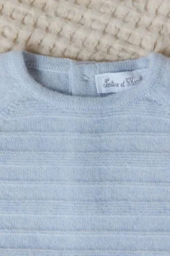 Tartine et Chocolat Ensemble long Bleu chiné| Combinaisons - Ensembles - Salopettes