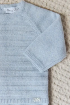 Tartine et Chocolat Ensemble long Bleu chiné| Combinaisons - Ensembles - Salopettes