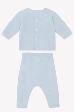 Tartine et Chocolat Ensemble long Bleu chiné| Combinaisons - Ensembles - Salopettes