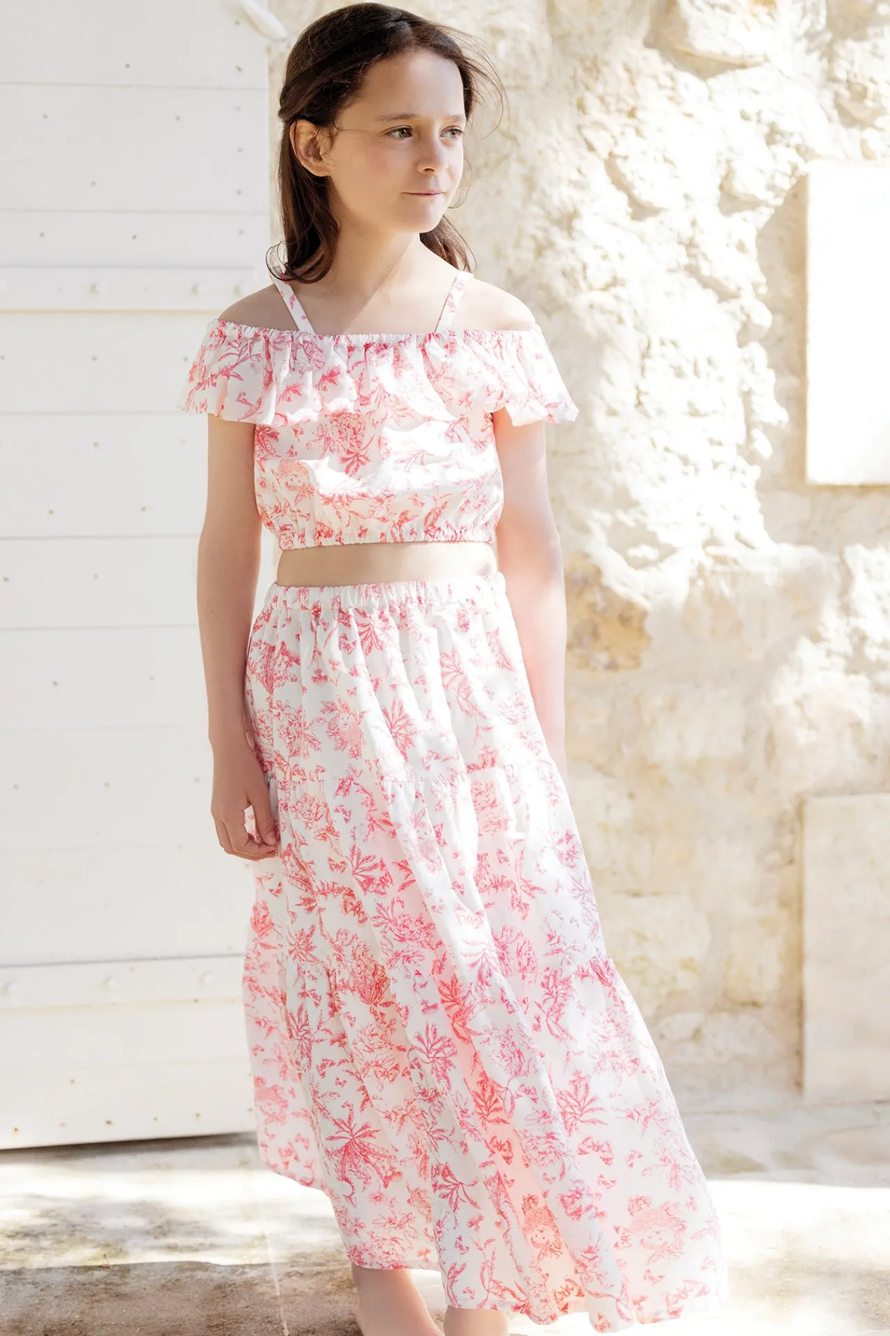 Tartine et Chocolat Ensemble long Praline inspiration Toile de Jouy|Enfant Ensembles - Combinaisons