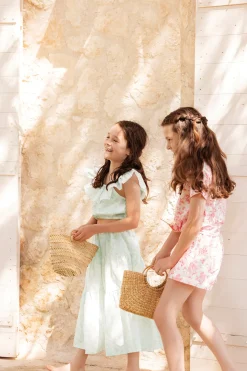 Tartine et Chocolat Ensemble long Vert d'eau inspiration Toile de Jouy|Enfant Ensembles - Combinaisons