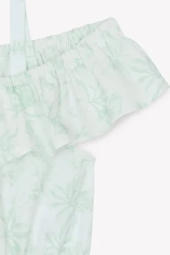 Tartine et Chocolat Ensemble long Vert d'eau inspiration Toile de Jouy|Enfant Ensembles - Combinaisons